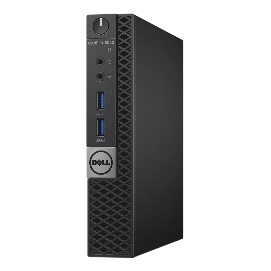 Dell OptiPlex 5050, Micro Desktop, Intel Core i7-6700T, 2.8GHz , 8GB RAM, 256GB SSD, Windows 10 Pro - Grade A Refurbished