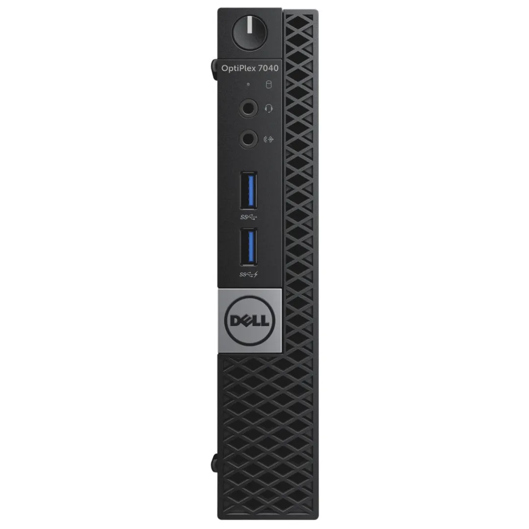 Dell OptiPlex 7040, Micro Desktop, Intel Core i7-6700T, 2.8GHz, 16GB RAM, 512GB SSD, Windows 10 Pro - Grade A Refurbished