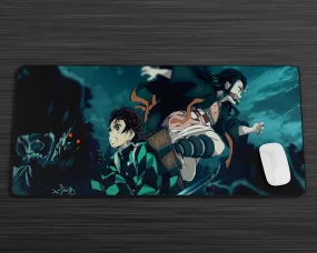 Demon Slayer Tanjiro & Nezuko Intro Gaming Mouse Pad