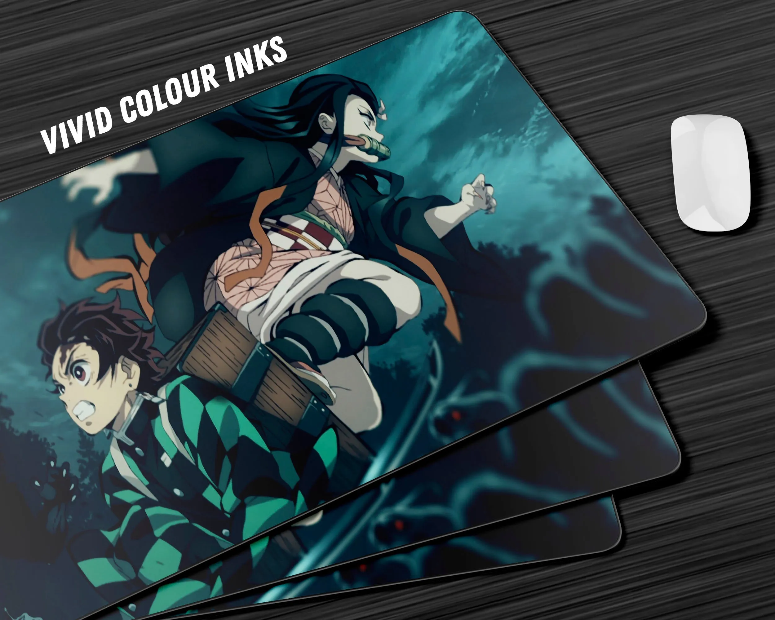 Demon Slayer Tanjiro & Nezuko Intro Gaming Mouse Pad