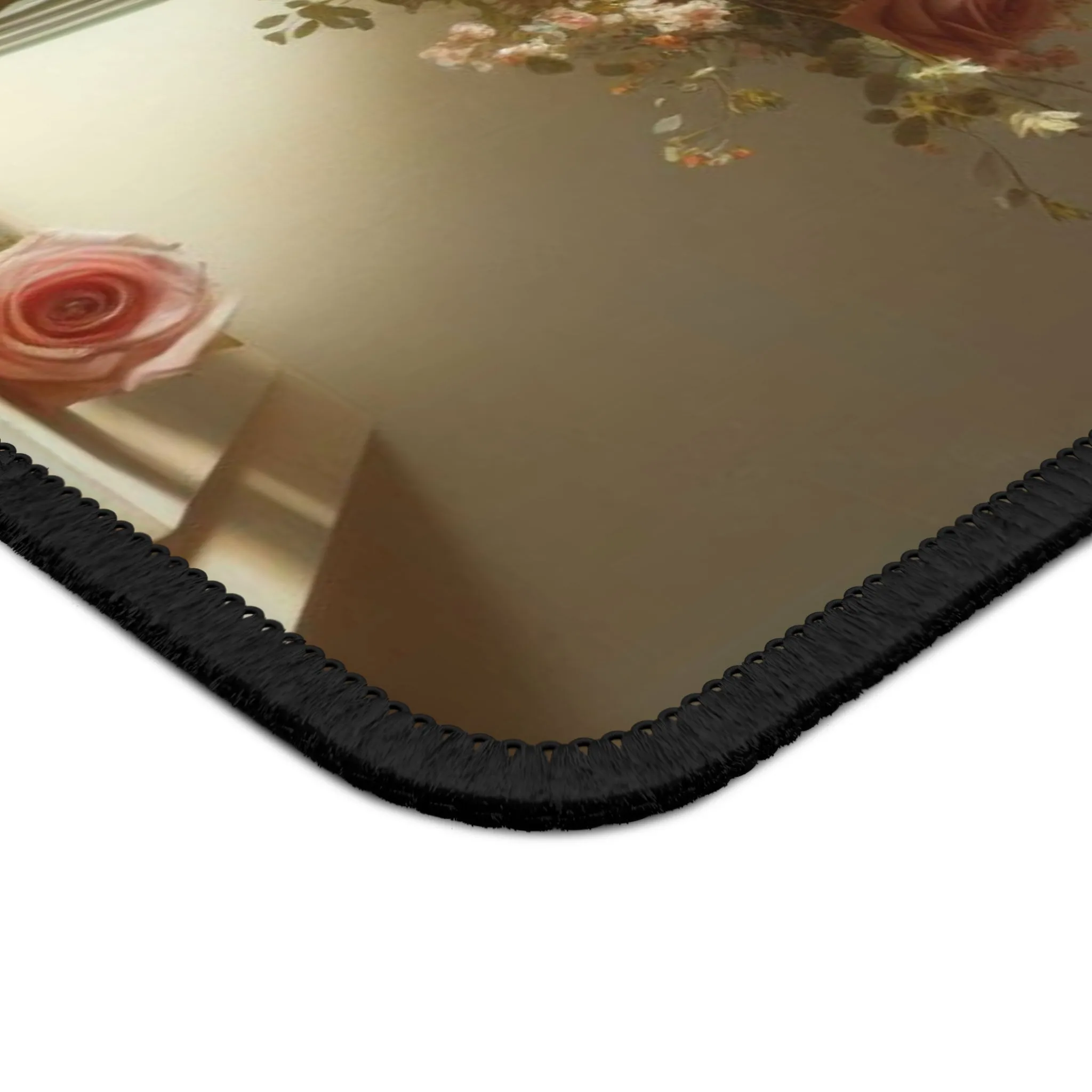 Different flowers in a glass vase Gaming Mouse Pad