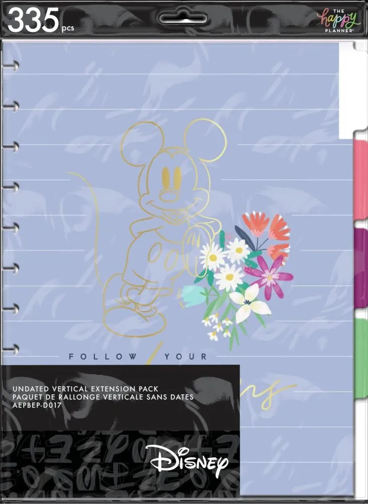 Disney © Mickey Mouse & Minnie Mouse Floral Follow Your Dreams Big Extension Pack