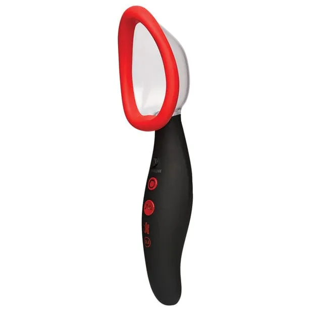 Doc Johnson - Kink Pumped Rechargeable Automatic Vibrating Pussy Pump (Black/Red)