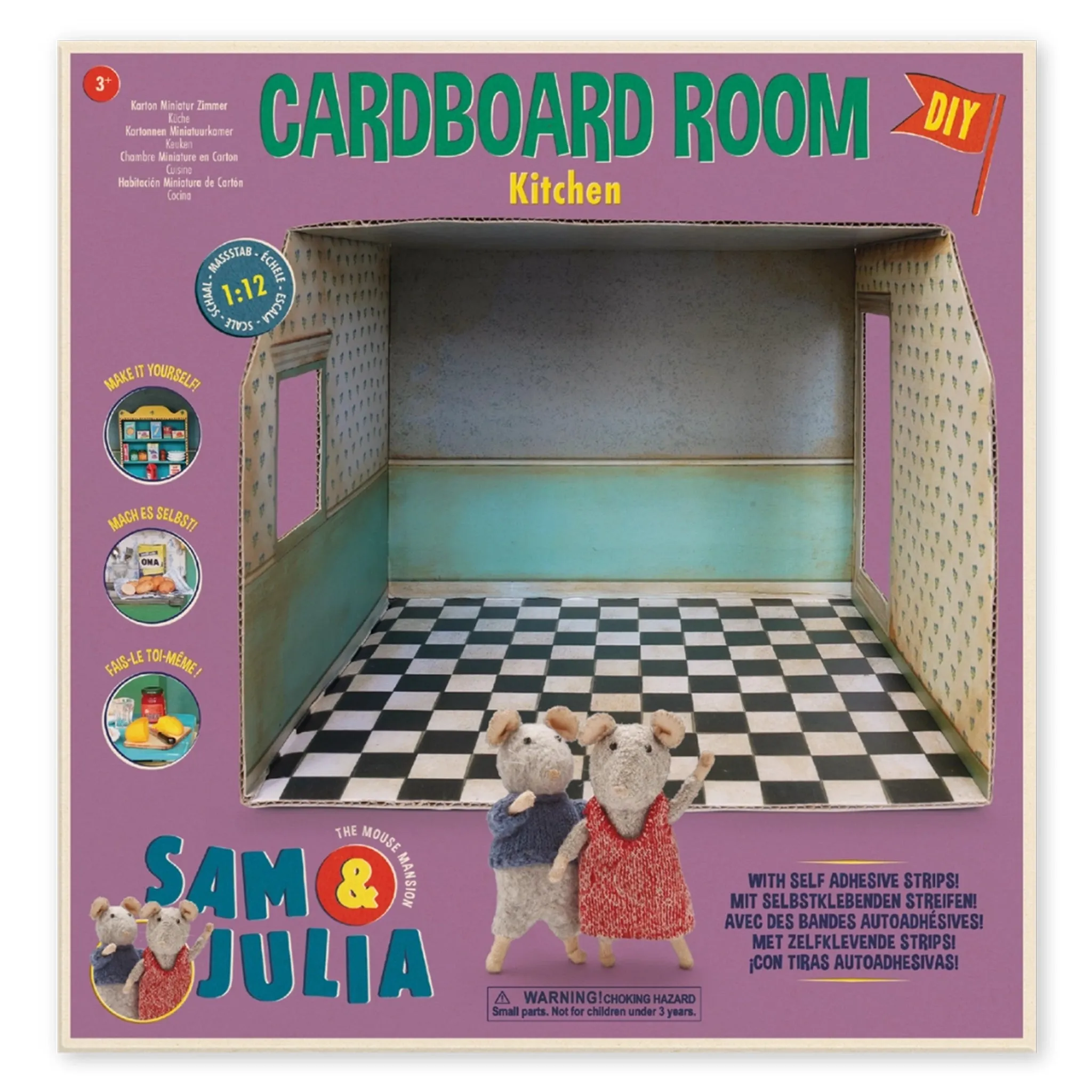 Dollhouse - Cardboard Room - Kitchen