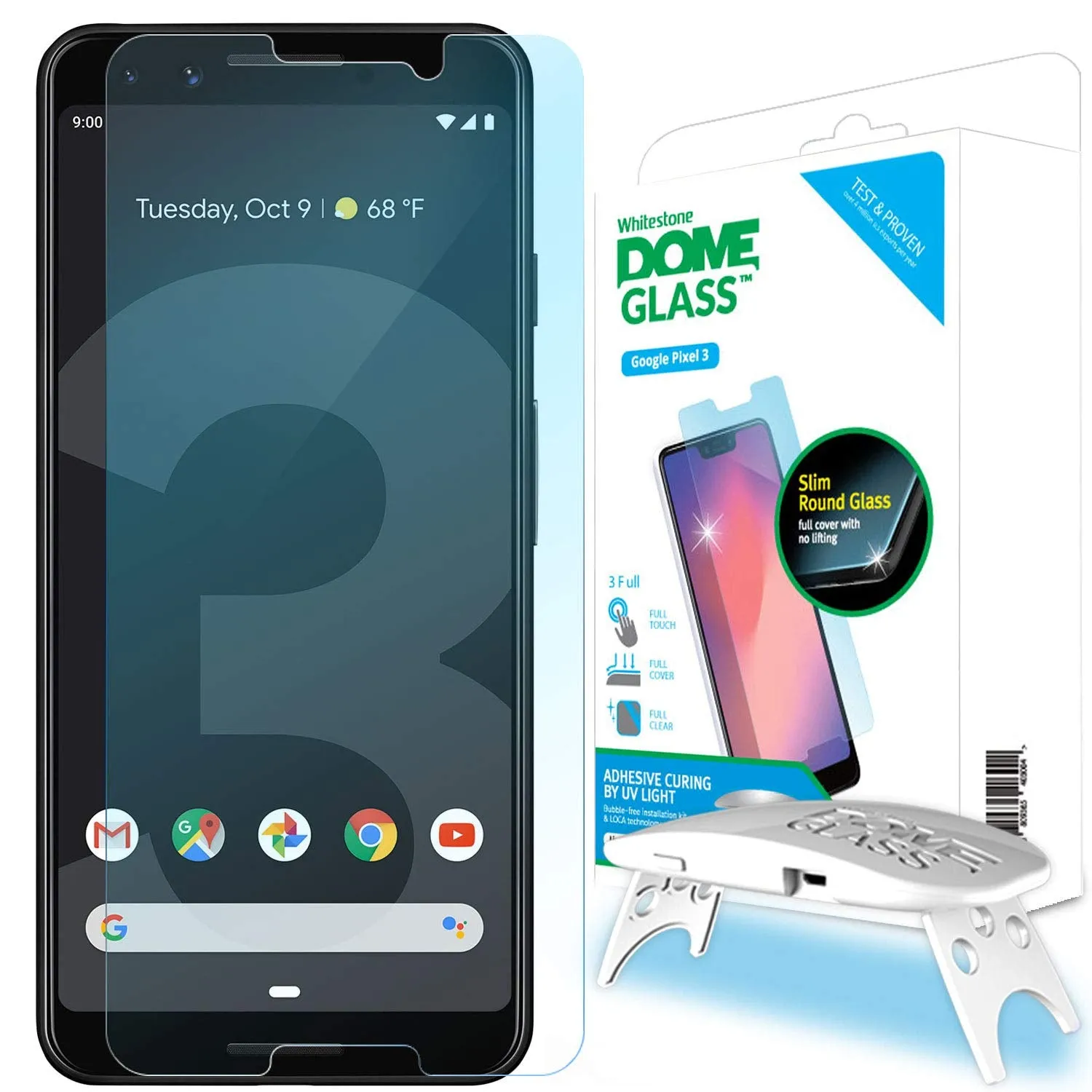 [Dome Glass] Google Pixel 3 Tempered Glass Screen Protector