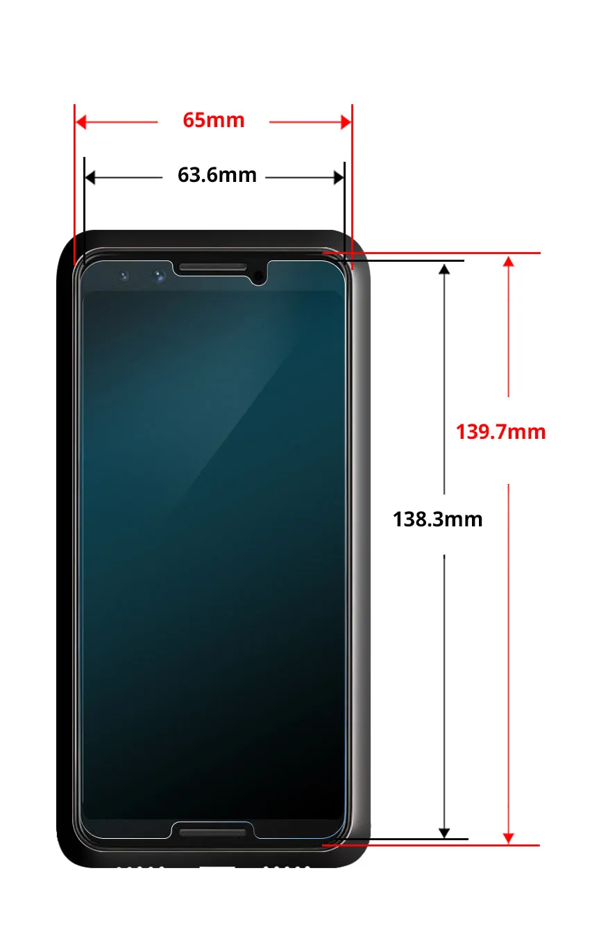 [Dome Glass] Google Pixel 3 Tempered Glass Screen Protector