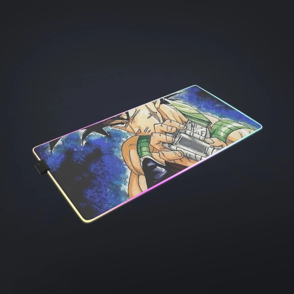 Dragon Ball Bardock Super Saiyan Goku Father Warrior Color Streetwear cool LED  Mouse Pad