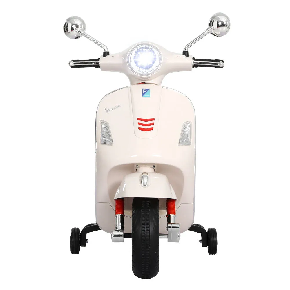 Electric Kids Ride-On Vespa GTS White - Horn Music Lights