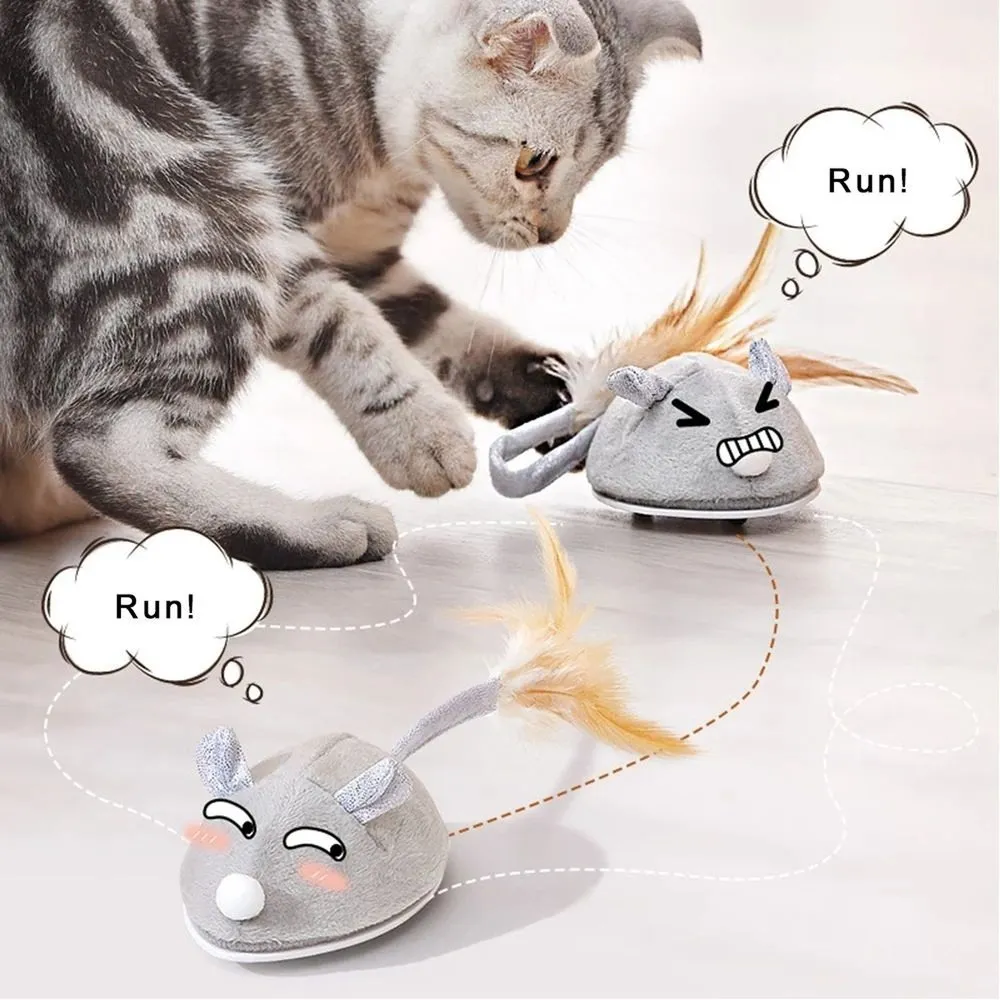 Electric USB Rechargeable Mouse Cat Toy