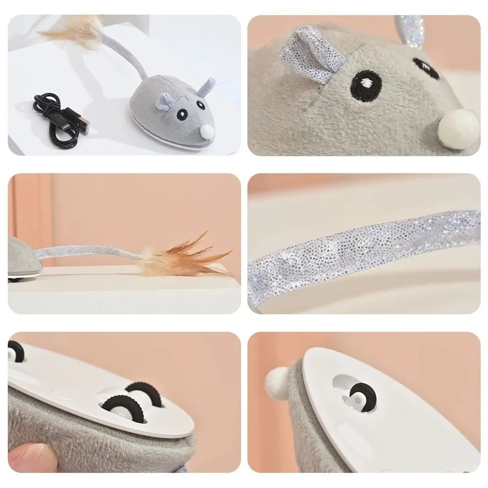 Electric USB Rechargeable Mouse Cat Toy