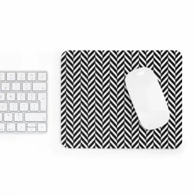 Elegant Herringbone Mouse Pad for a Stylish Workspace Upgrade