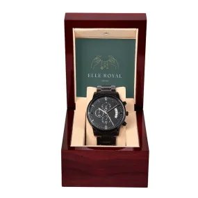 Elle Royal Black Chronograph men Watch