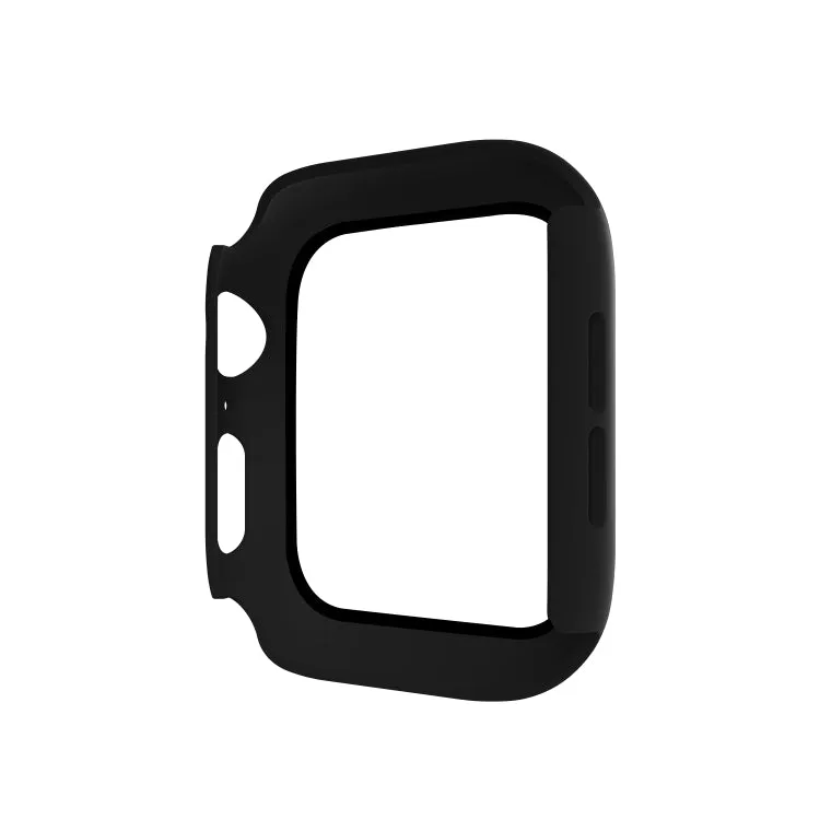 ENKAY Hat-prince Full Coverage PC Case   Tempered Glass Protector for Apple Watch Series 5 / 4 40mm(Black)