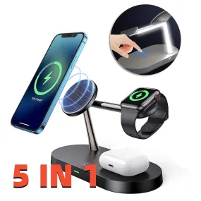 Fast charging for watch, headset, and phone holder