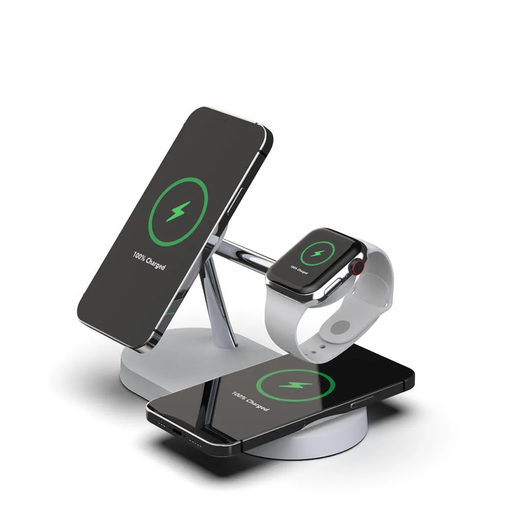 Fast charging for watch, headset, and phone holder