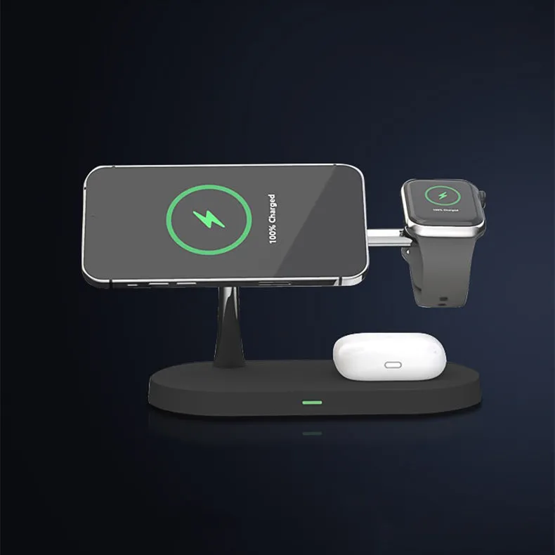 Fast charging for watch, headset, and phone holder