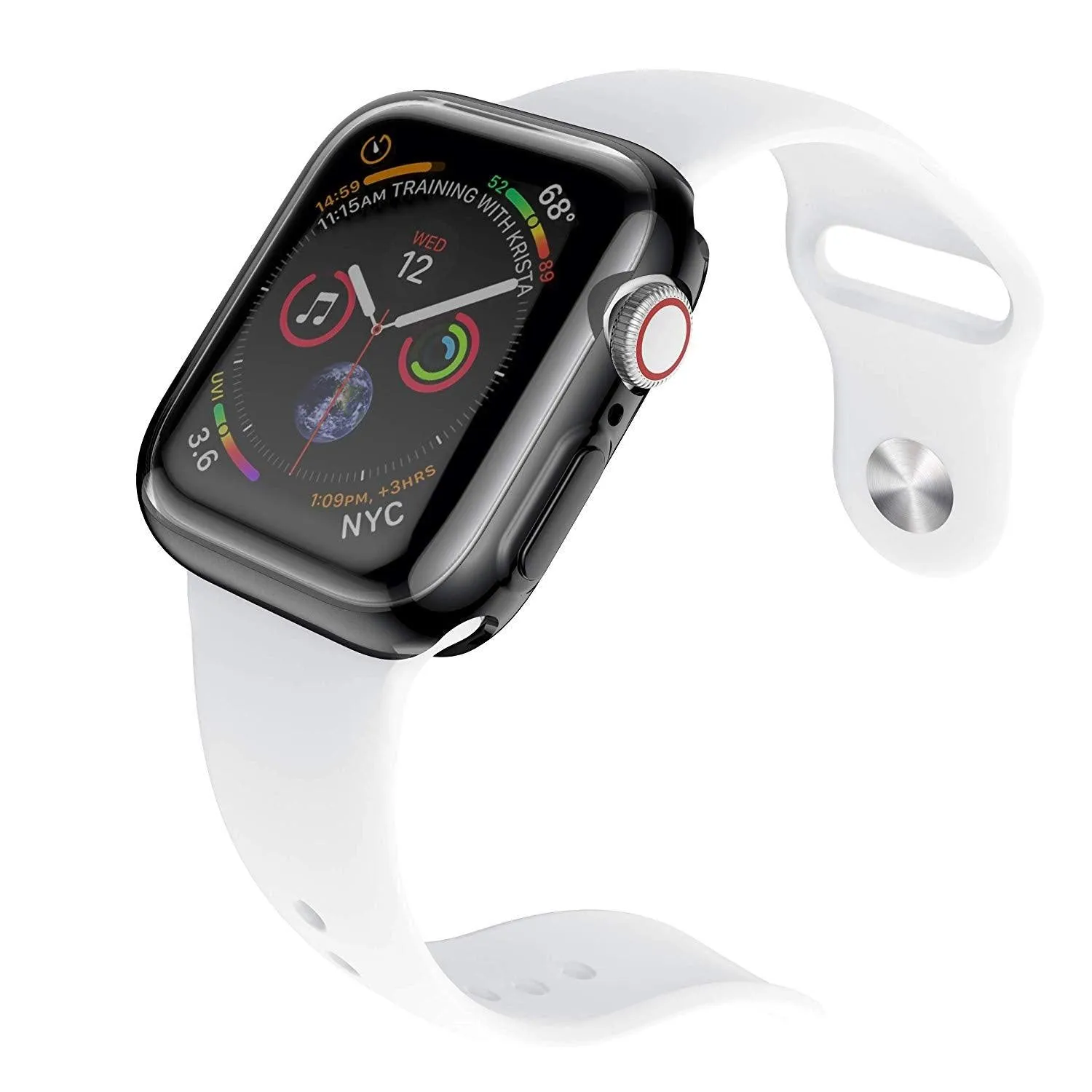 Flexible Case With Screen Protector For Apple Watch Multiple Colors Available