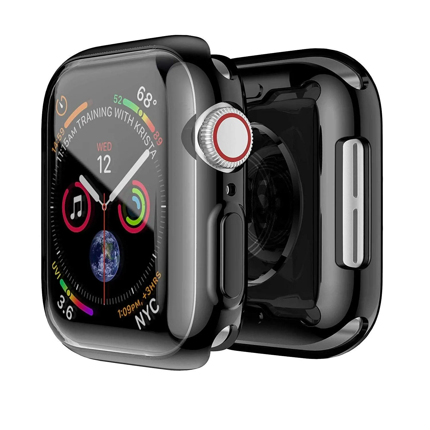 Flexible Case With Screen Protector For Apple Watch Multiple Colors Available