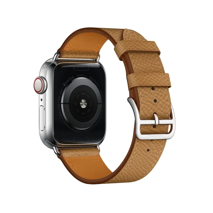 For Apple Watch 3 / 2 / 1 Generation 38mm Universal Leather Cross Band(Brown)