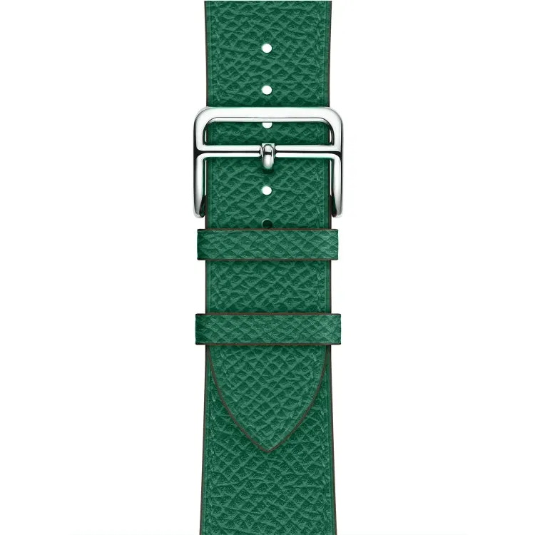 For Apple Watch 3 / 2 / 1 Generation 42mm Universal Leather Cross Band(Green)