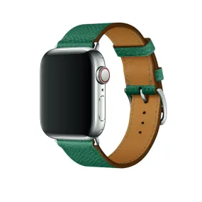 For Apple Watch 3 / 2 / 1 Generation 42mm Universal Leather Cross Band(Green)