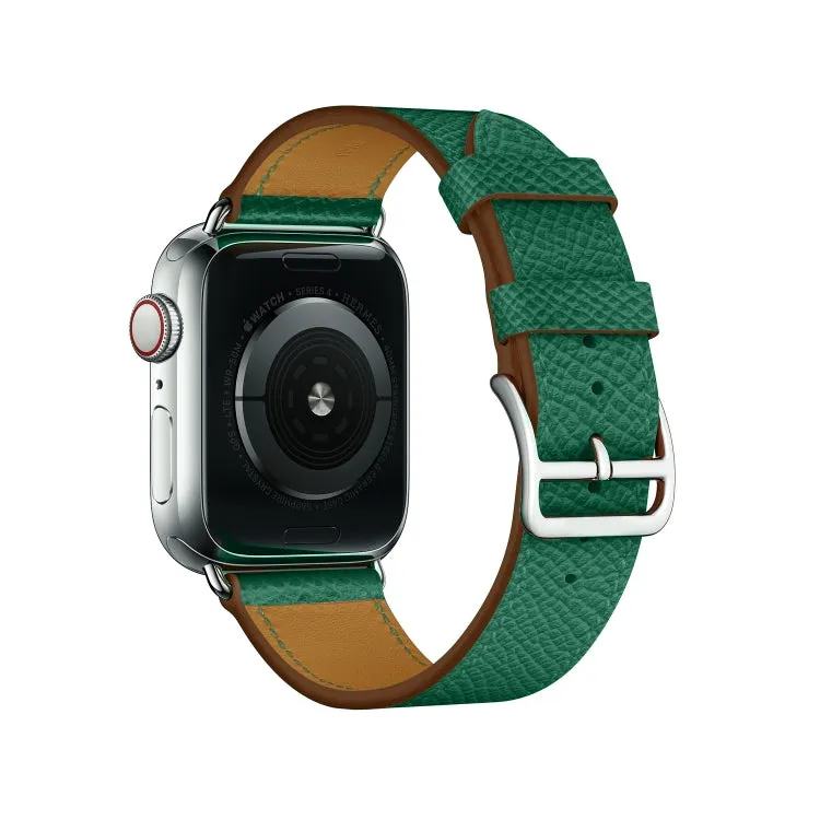 For Apple Watch 3 / 2 / 1 Generation 42mm Universal Leather Cross Band(Green)