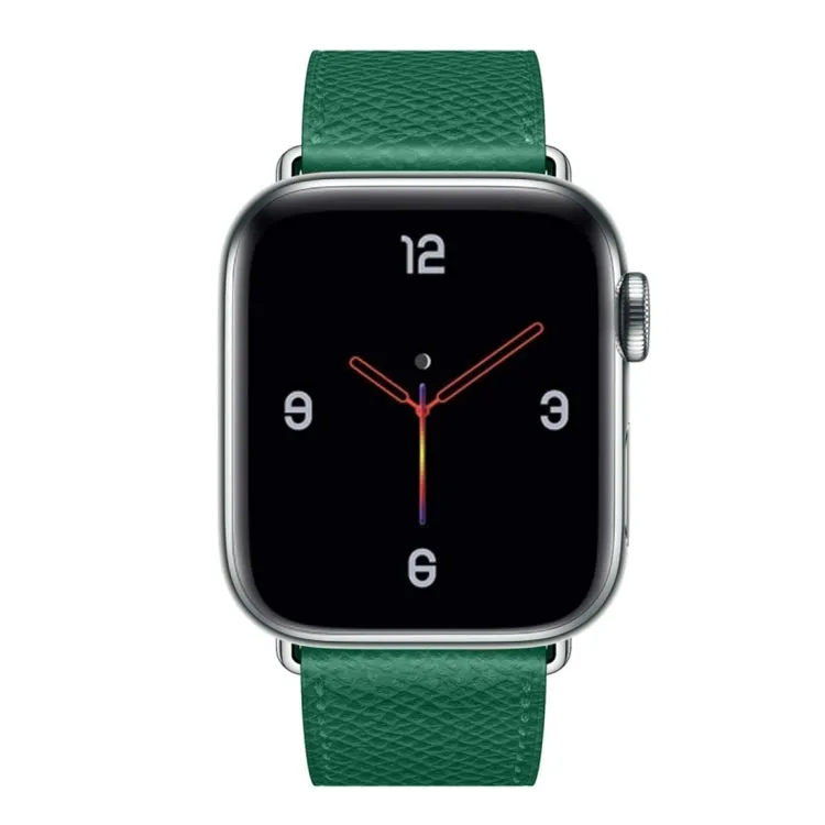 For Apple Watch 3 / 2 / 1 Generation 42mm Universal Leather Cross Band(Green)