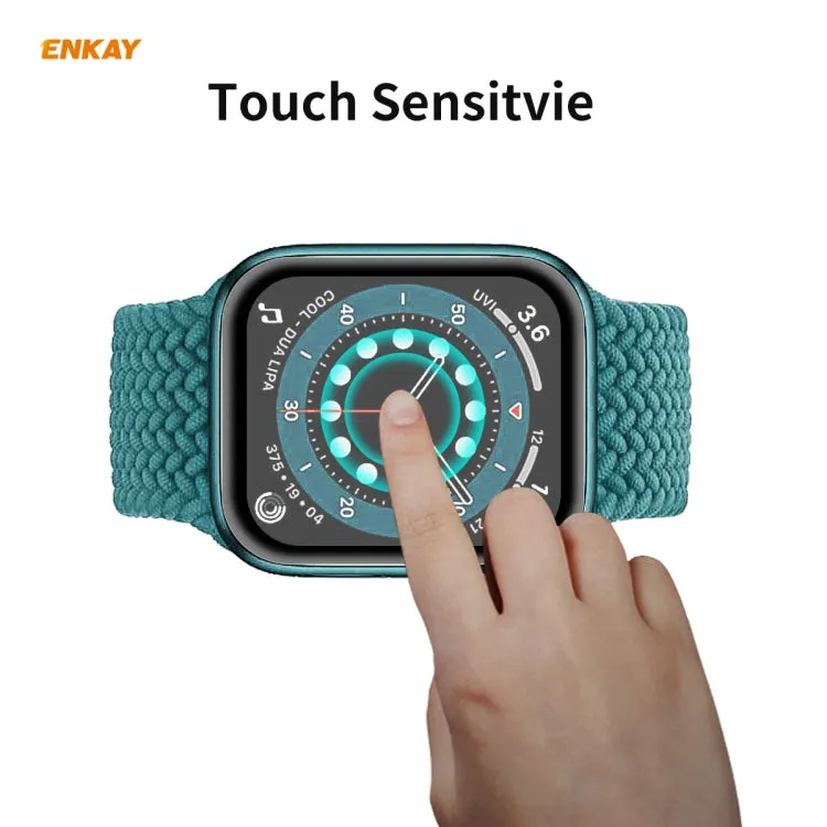 For Apple Watch 6/5/4/SE 40mm ENKAY Hat-Prince 3D Full Screen Soft PC Edge   PMMA HD Screen Protector Film