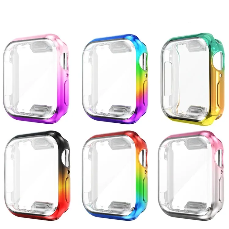 For Apple Watch Series 5 & 4 40mm Gradient All-inclusive TPU Protective Case(A)