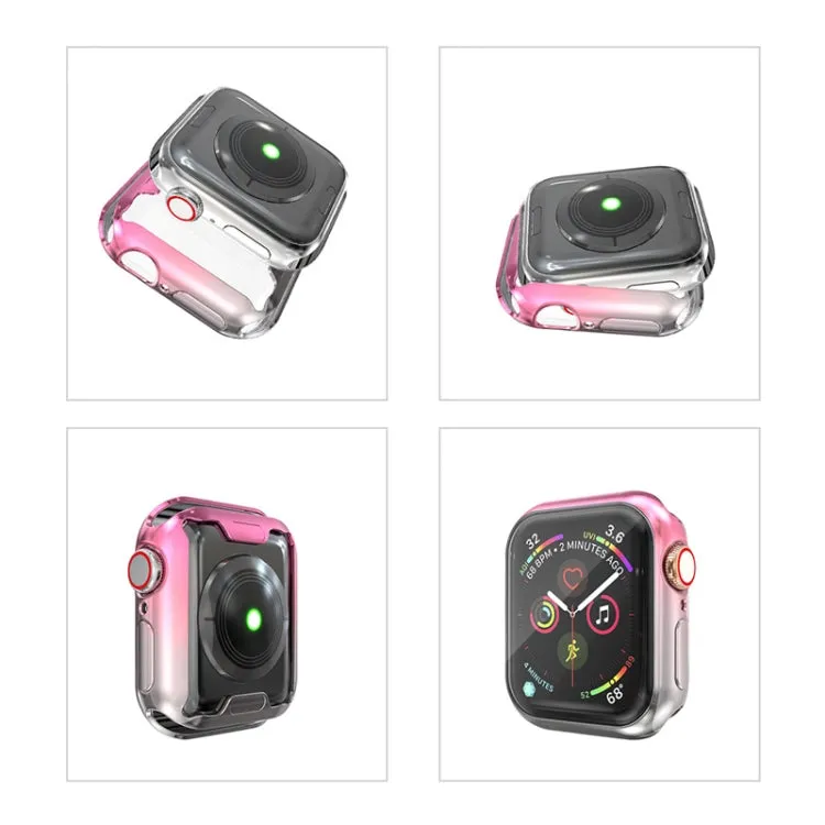 For Apple Watch Series 5 & 4 40mm Gradient All-inclusive TPU Protective Case(B)