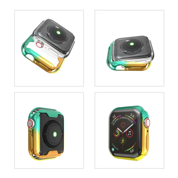 For Apple Watch Series 5 & 4 44mm Gradient All-inclusive TPU Protective Case(E)