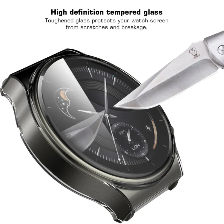 For Huawei Watch GT 2 Pro Full Coverage TPU Protective Case Cover(Transparent)