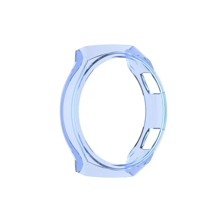 For Huawei Watch GT 2e Transparent TPU Silicone Watch Case(Transparent Blue)