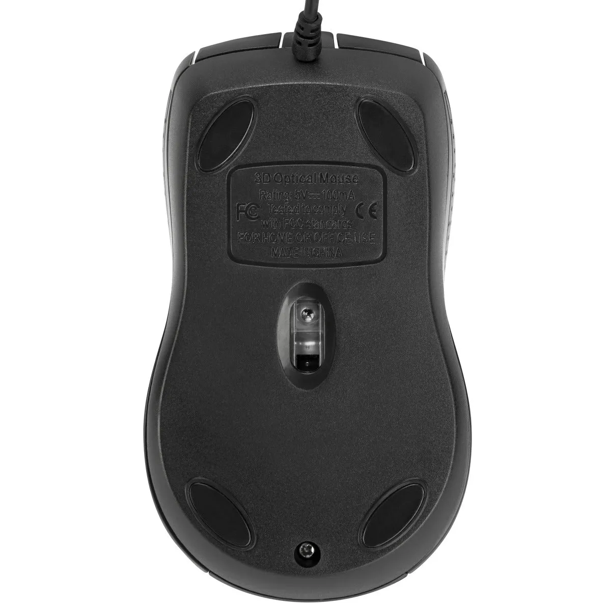 Full-Size Optical Antimicrobial Wired Mouse