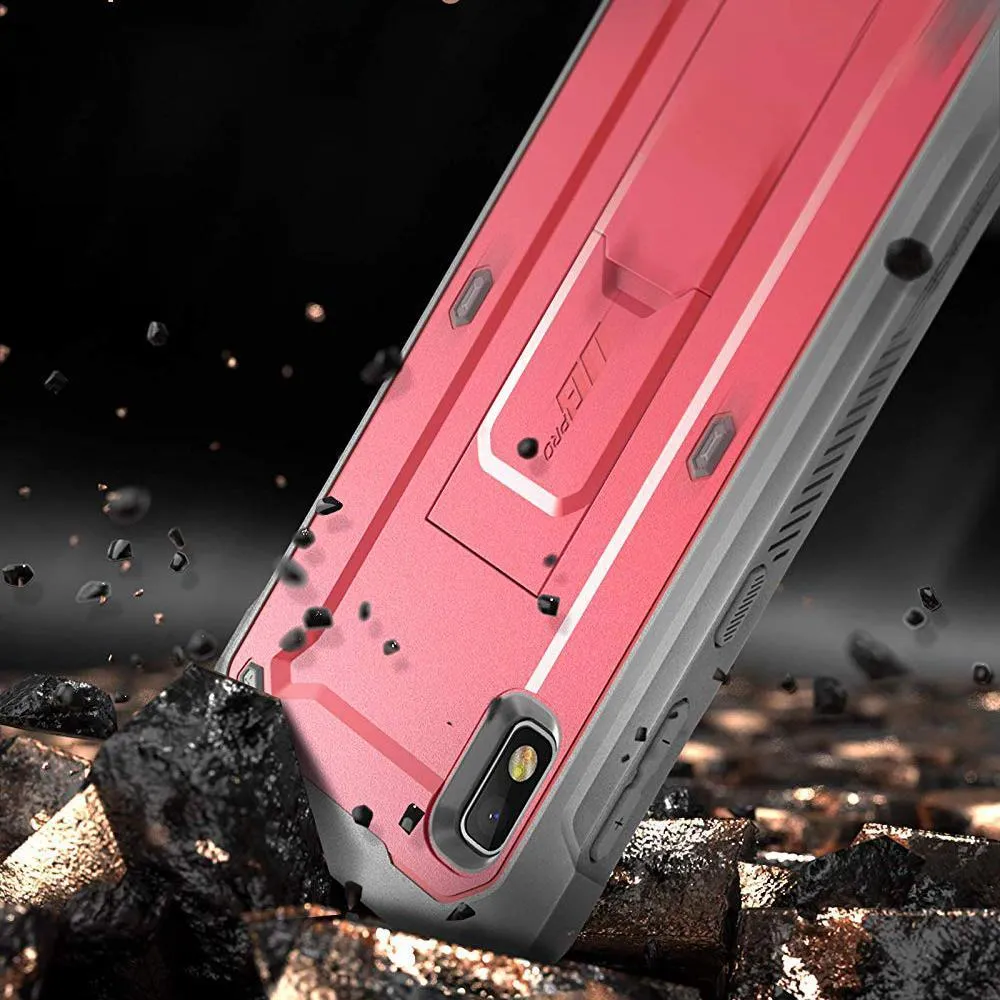 Galaxy A10e Unicorn Beetle Pro Rugged Holster Case-Pink