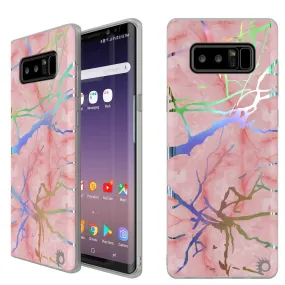 Galaxy Note 8 Full Body W/ Screen Protector Marble Case (Rose Mirage)