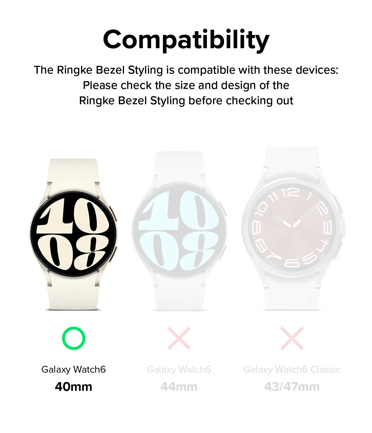 Galaxy Watch 6 40mm | Bezel Styling