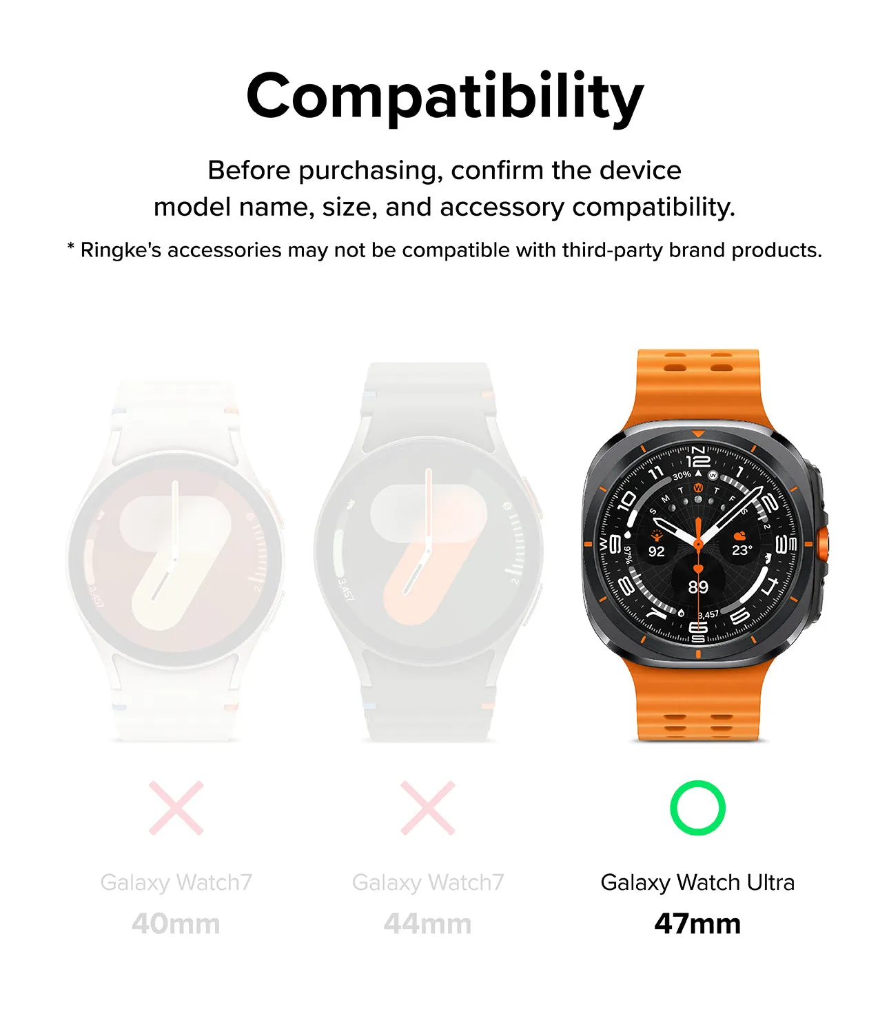 Galaxy Watch Ultra Screen Protector | Glass - R10