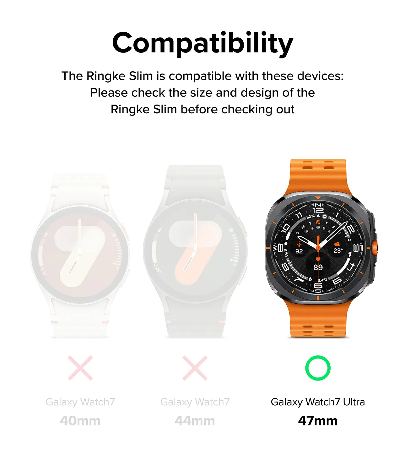 Galaxy Watch Ultra | Slim & Glass