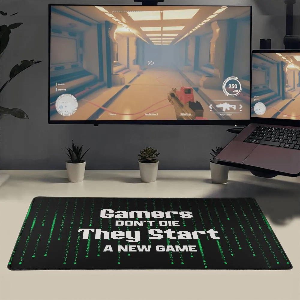 Gamers Dont Die | New Game | Gaming mat