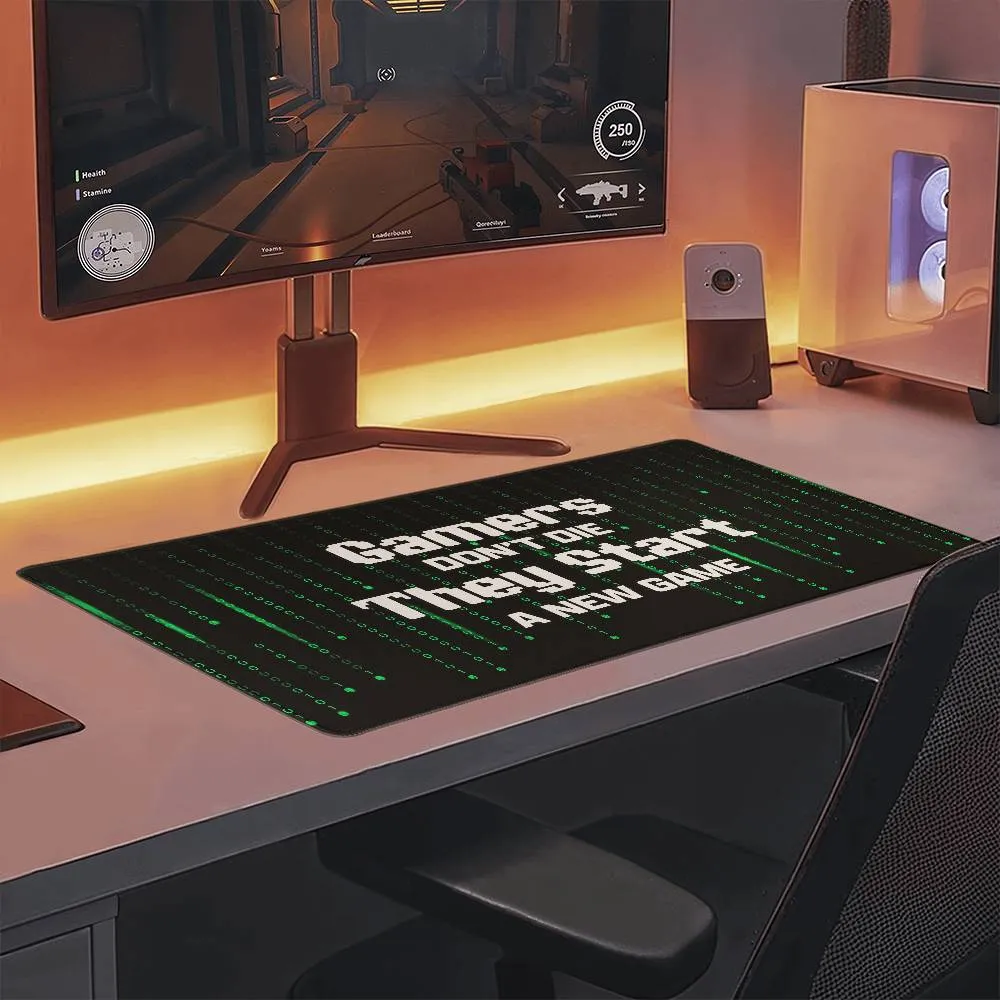 Gamers Dont Die | New Game | Gaming mat