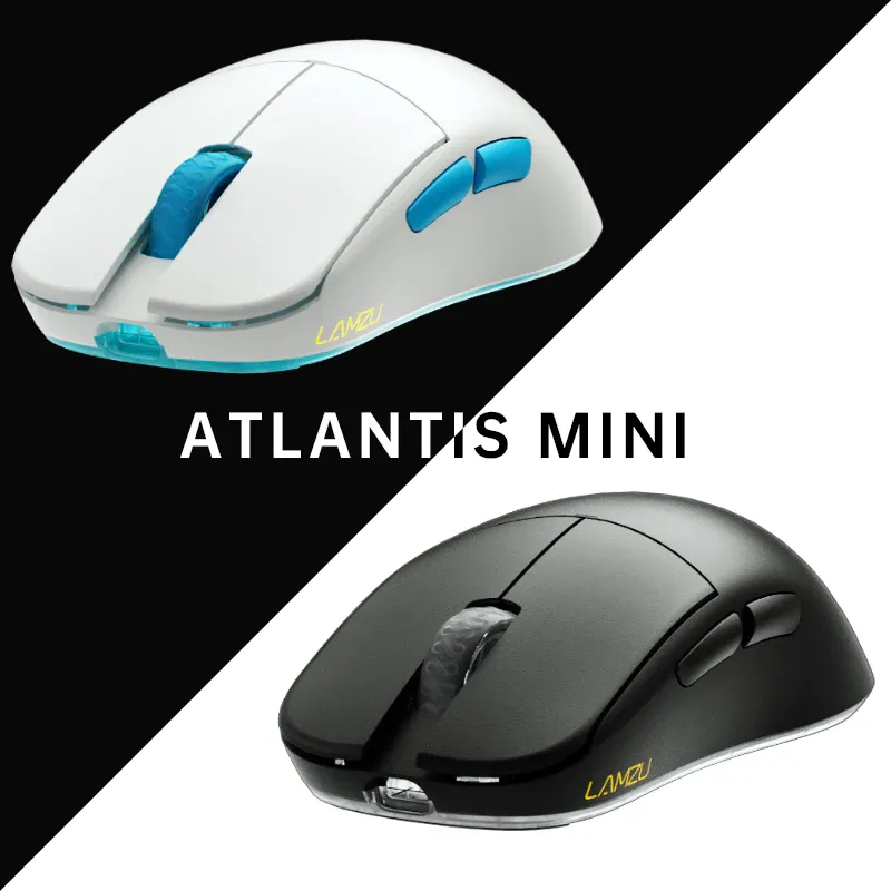 Gaming Mouse Lamzu Atlantis Superlight Mini Wireless Charcoal Pixart 3395