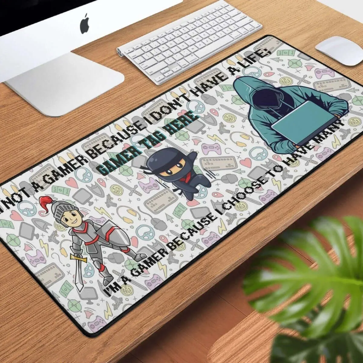 Gaming Mouse Mat with Multiple Characters - Perfect for Gamers