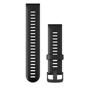 Garmin Watch Bands Black with Slate Hardware