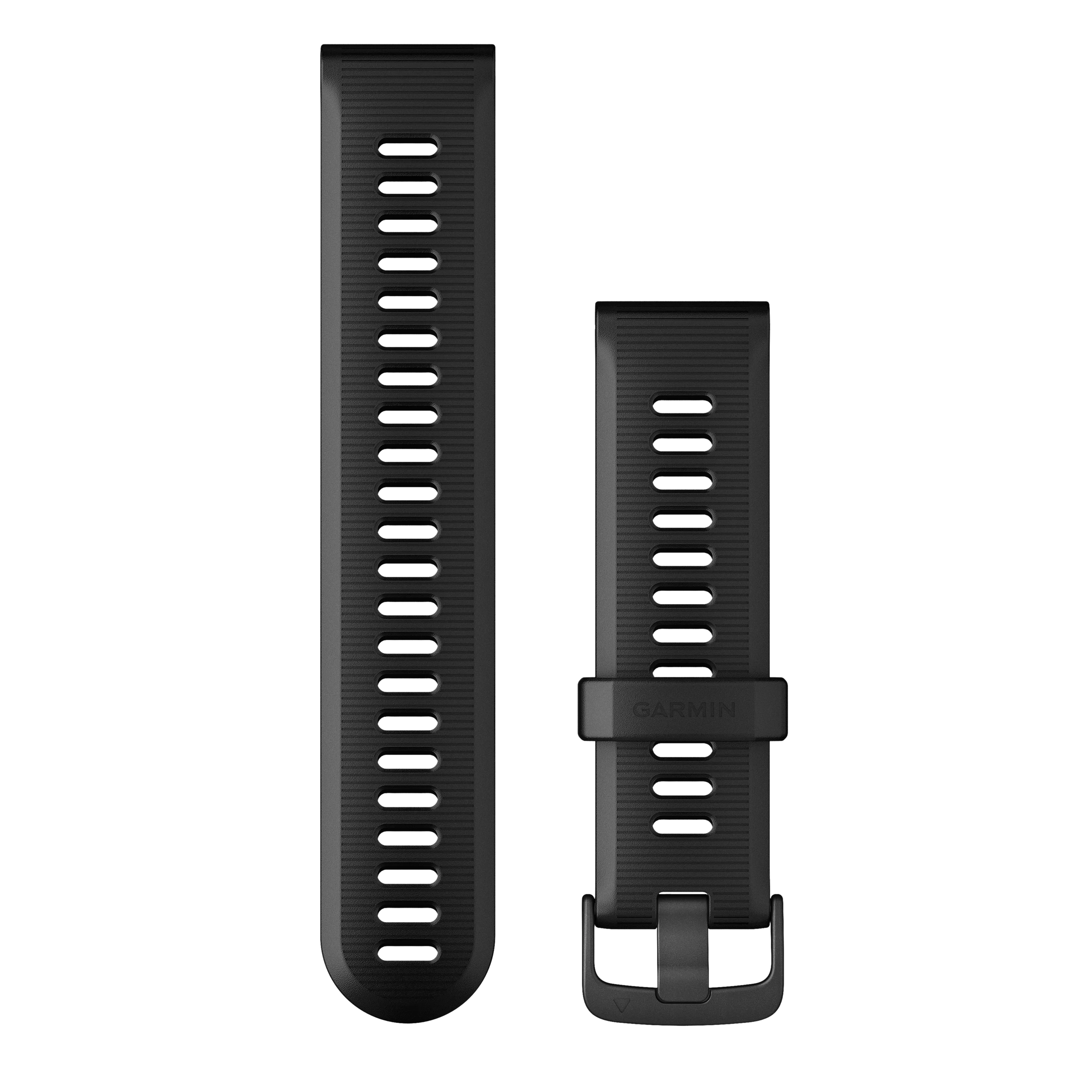 Garmin Watch Bands Black with Slate Hardware