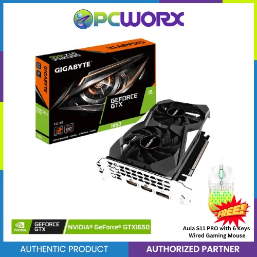 Gigabyte GeForce® GTX 1650 OC Edition 4GB Graphic Card