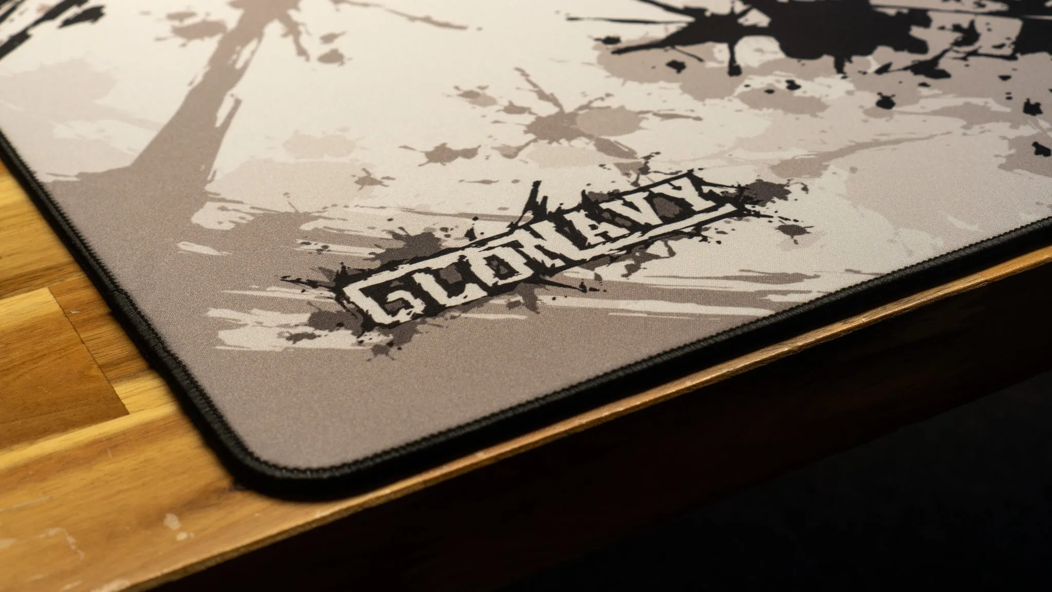 Glo Navy "Monochrome" Content Creator Collaboration Gaming Mouse Pad Deskmat