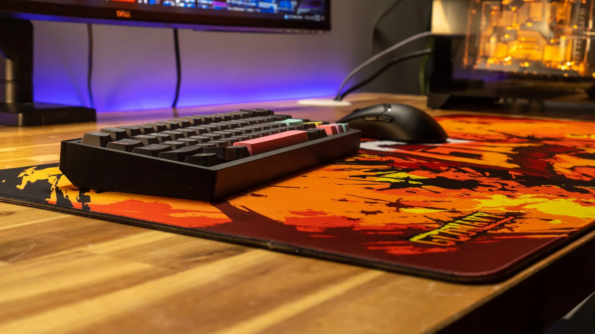 Glonavy "Sunburst" Content Creator Collaboration Gaming Mouse Pad Deskmat