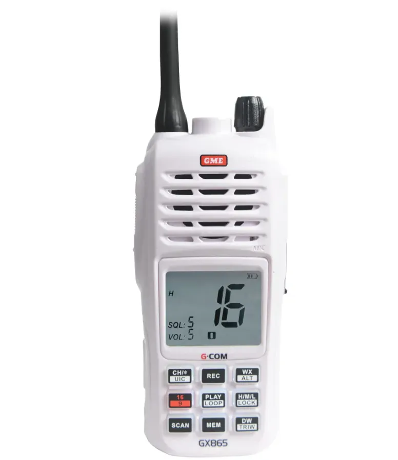 GME GX865 VHF Marine Handheld Radio