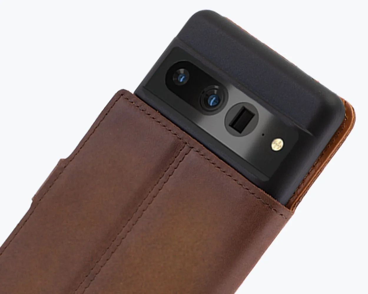 Google Pixel 7 Pro- Vintage Leather Wallet